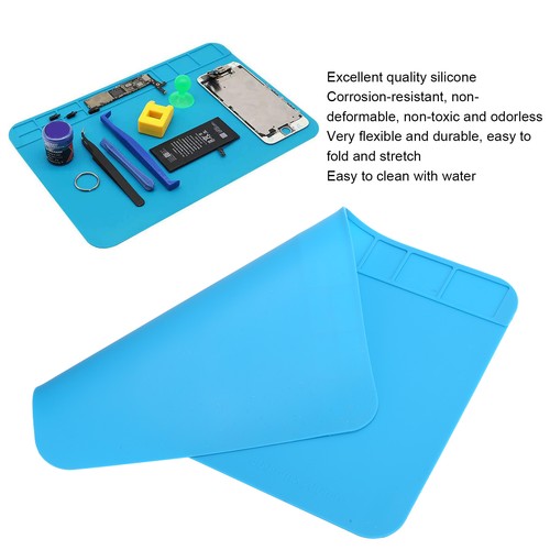 Repair Mat Silicone Heat Resistant Computer Phone Solder Station Parts - Picture 2 of 18