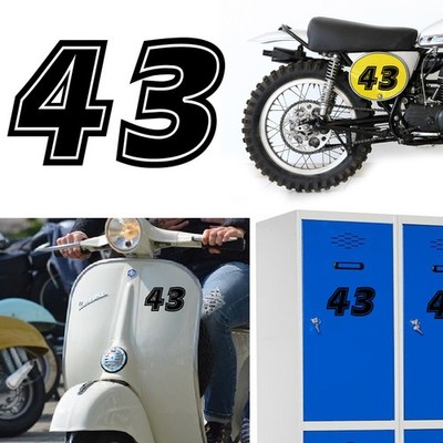 Nummer 43 Eras, Vinylaufkleber