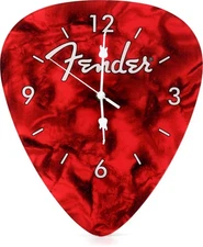 Pluginz Fender Wall Clock - Red