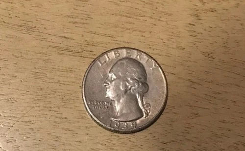 1939-P Washington Silver Quarter Extra Fine XF 25c Set Break Nice coin!