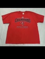 Tampa Bay Buccaneers Super Bowl XXXVII Champions 2003 red tee size men  s XL