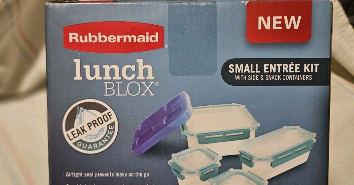 Rubbermaid, Part #7V92, Lunch Blox, Small Entree Kit, W/Side