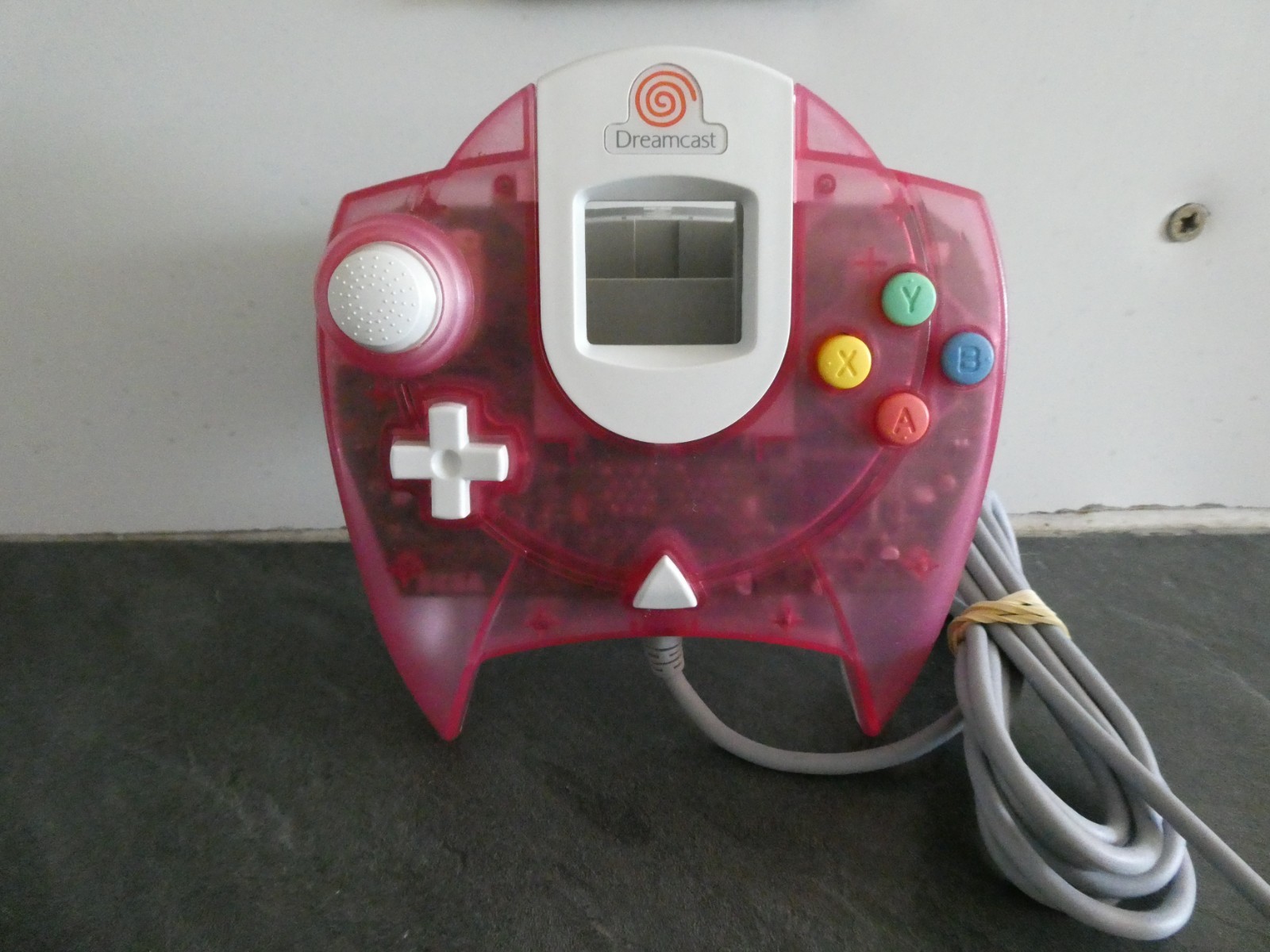 SEGA Dreamcast HKT-7700 clear red Millennium 2000 Controller rouge manette pad
