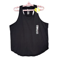 All in Motion Women's Active Black Sleeveless Tank Top, Size XXL