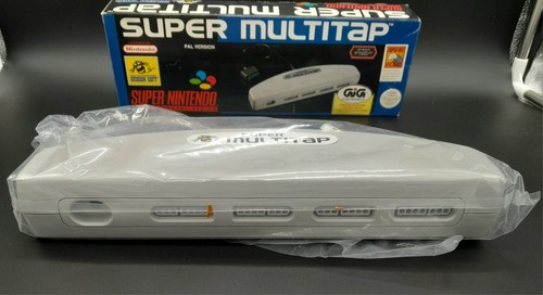 VINTAGE GIG ELECTRONICS NINTENDO SUPER MULTITAP SUPER NINTENDO PAL VERSION NUOVO - Foto 4 di 10