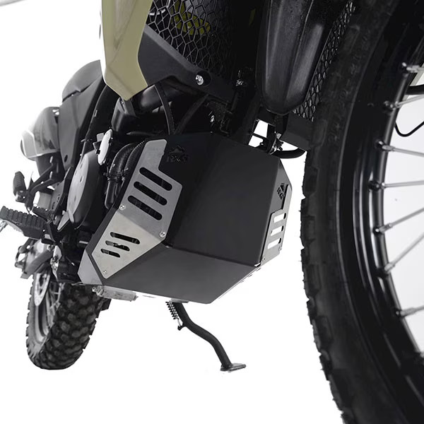 R&G Racing Motorbike Motorcycle Protector Bash Plate - Kawasaki KLR650 - Bla