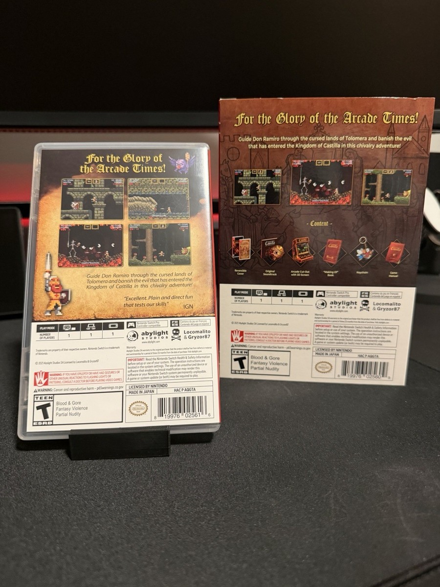 Cursed Castilla EX Collector's Edition Nintendo Switch CIB Mint