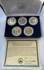 2014 50th Anniversary Kennedy Half Dollar 90% Silver Proof 5 Coin Set