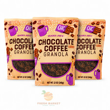 Trader Joe s Chocolate Coffee Flavored Granola 12 Oz - Pack of 3