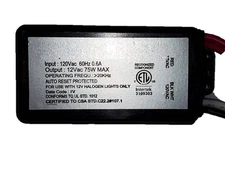 Ironsmith Lighting Products 75 Watt Potted Halogen Lamp Transformer - 20W to ...