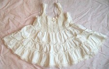 Vintage Toddler Petticoat/Slip, Baby Girl, Cotton, Ruffles, Lace by Stones Wear