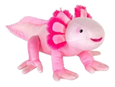 Wild Republic Cuddlekins Eco Axolotl, Pink Stuffed Animal 12" Plush Toy Lizard