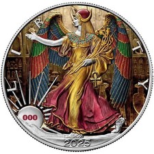 2025 U.S. Eagle Treasures of Ancient Egypt Isis Edition 1 oz Silver Coin