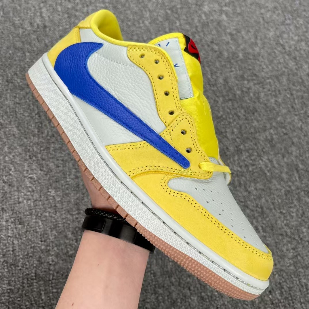 Size 8 - Travis Scott x Air Jordan 1 Retro OG SP Low Canary W for