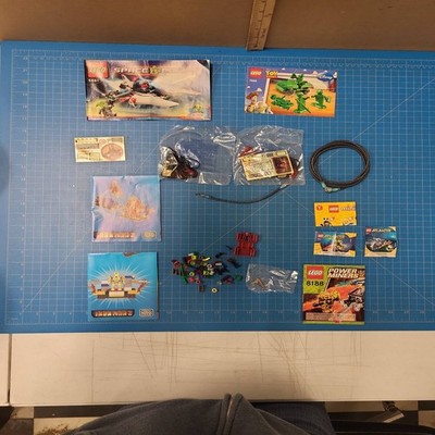 LEGO Instructions Lot 5981 7595 8188 8072 8073 Mega Bloks Iron Man 2 Parts Mixed