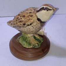 Studio Art Pottery Of A Quail