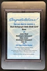 2025 Topps Inception James Wood Dylan Crews Relic Auto Booklets RC #DRBC-WC