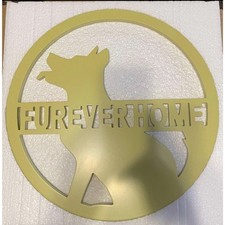 Welcome Sign For Dog Lovers Large Wooden Door Decoration 16 inches. Yellow