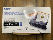 Brother OEM Genuine TN-433BK Black Toner High Yield Cartridge Sealed Open Box