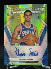 2018-19 Spectra Rising Stars Signatures Green #RS-ZSM Rookie Zhaire Smith /49