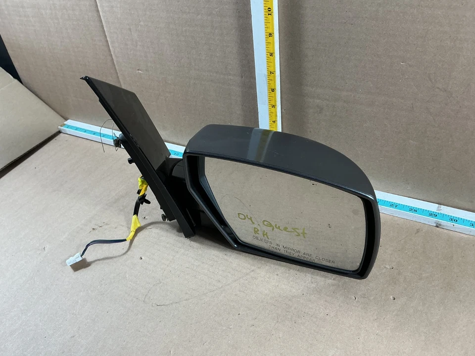 Conjunto de espejo retrovisor lateral para pasajero derecho Nissan Quest 2004-2009 OEM Foto 2 de 4