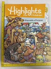 Highlights for Children Magazine Jan 1991 474 Children's Activities Puzzles