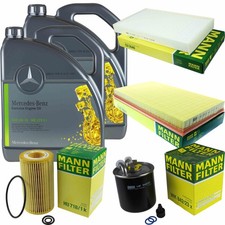 Inspektionspaket 10L &Ouml;l f&uuml;r Mercedes 229.51 5W30 + MANN Filterpaket 11106373