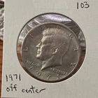 Kennedy Half Dollar 1971 circulated 50C Coin