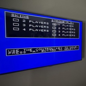 Nintendo NES  - Jack Nicklaus' Greatest 18 Holes Golf  ( Works ) 