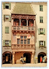 Goldenes Dachi Golden Roof Old Town Innsbruck Austria Postcard