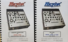  Hickok 539B 539C, 2 BOOK  SET  ULTIMATE MANUAL and TEST DATA Book