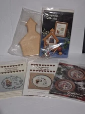 VINTAGE Friendship Collection Counted X-Stitch Pattern LOT