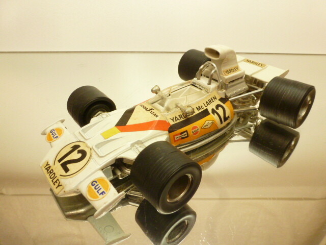 POLISTIL FX5 YARDLEY McLAREN M19 F1 #12 - WHITE 1:25 - GOOD 