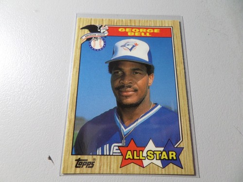 1987 Topps Tiffany Set Break George Bell Toronto Blue Jays #612