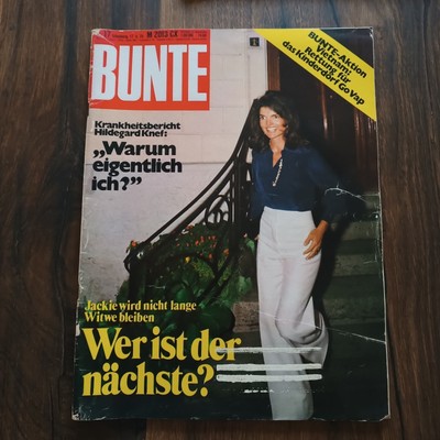 Bunte 17/1975 - Eintracht Freiburg, Hildegard Knef, Frank Sinatra,Edmund Hillary