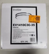 Designers Fountain EV1410C3C 11"W LED Flush Mount Drum Ceiling - Brushed Nickel