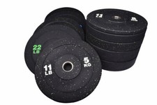 Exersci Crumb Rubber Bumper Plates 5kg-25kg, 100kg/150kg Sets