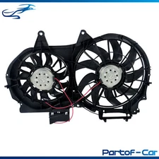 Radiator Condenser Cooling Fan Assembly For Audi A4 Quattro 2002-2009 674-59718