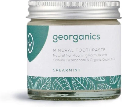 Georganics Mineral Toothpaste - Non-foaming Formula With Virgin Coconut Oil - V