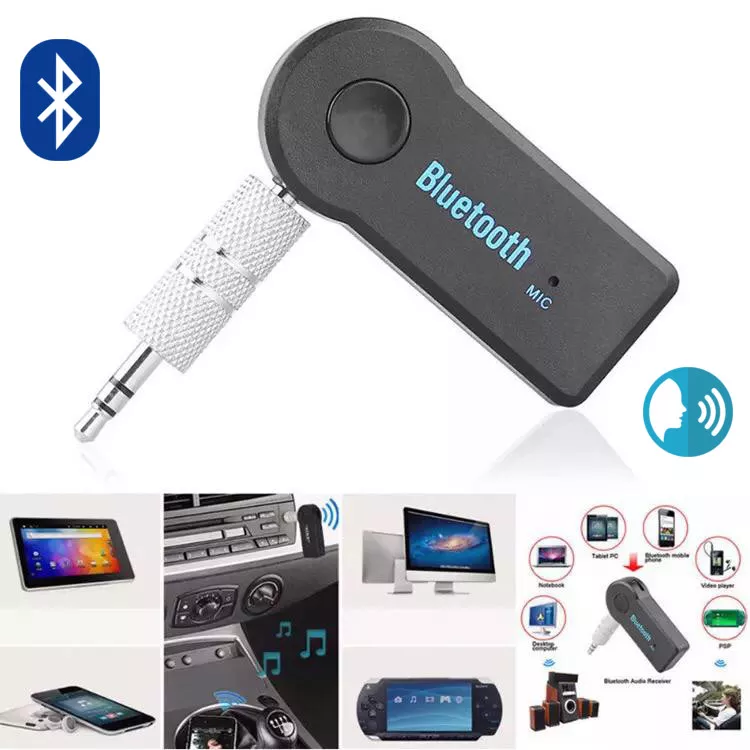 Bluetooth Audio Receiver KFZ Adapter AUX Kabel Auto 3.5mm klinke