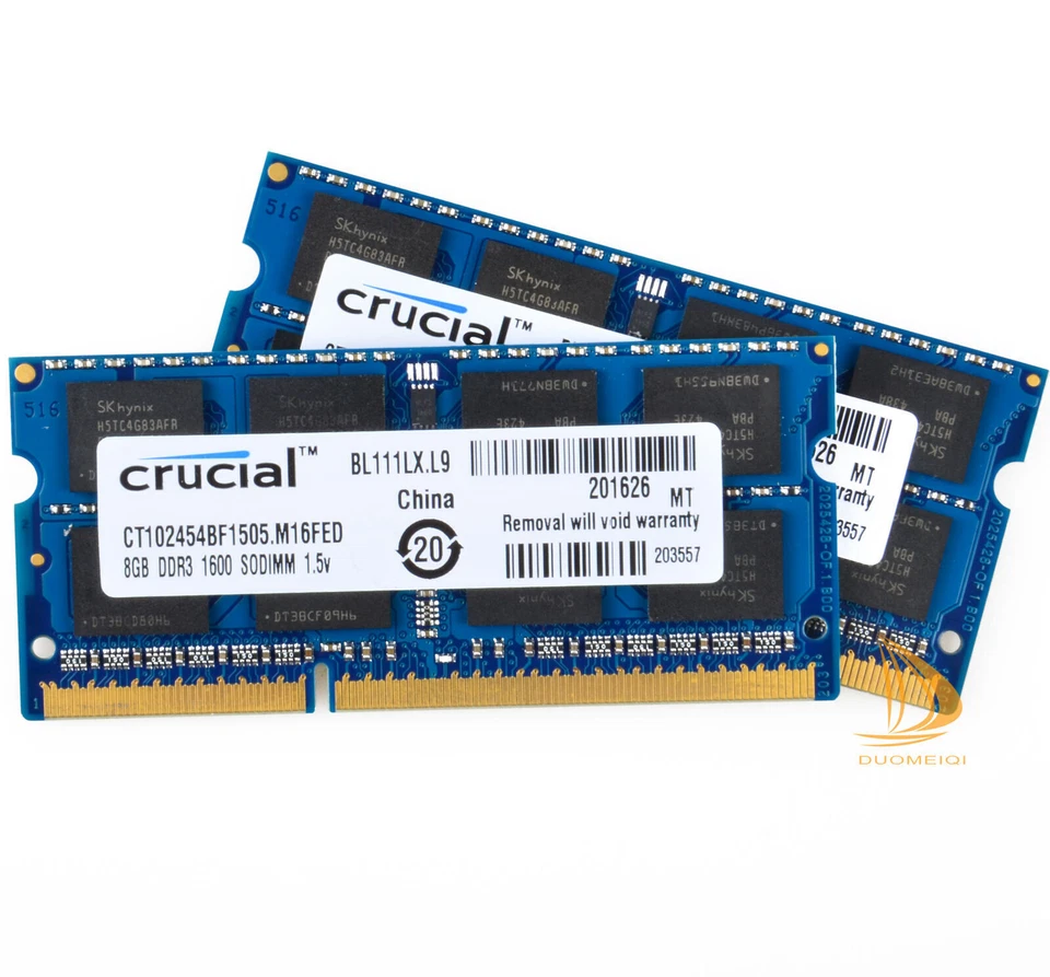 16GB RAM MacBook Pro 13" Mid 2012 A1278 Crucial 2x 8GB 1600MHz PC3-12800 DDR3L" - Image 4 of 4
