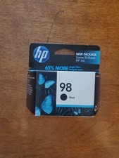 NEW GENUINE HP 98 BLACK INK CARTRIDGE OEM C9364WN EXP 04/2011 SEALED