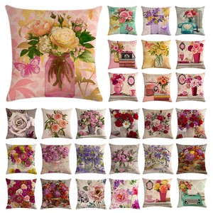 vintage floral pillows