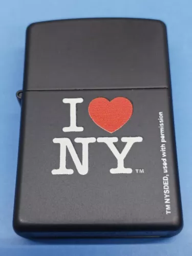 Zippo 24798 I Love NY Black Matte