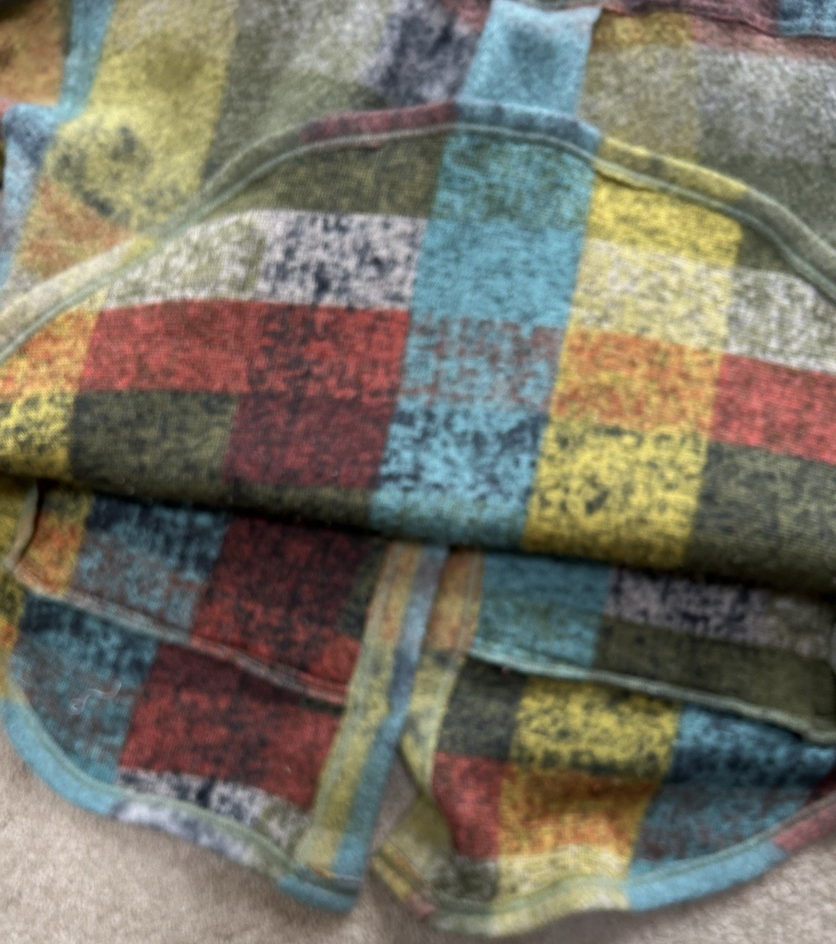 BiBi Shacket Plaid Fleece. Patchwork, Pockets, Bu… - image 8