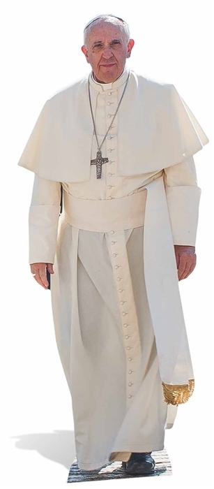 Pope Francis Lifesize Cardboard Cutout / Standee / Stand Up catholic religion