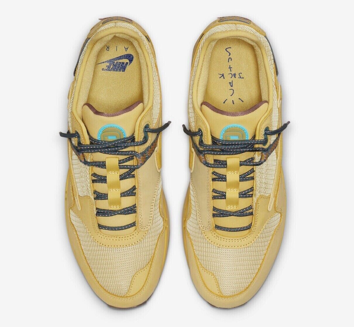 travis scott air max 1 satin gold