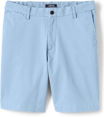 NWT Lands' End Mens Stretch Fit 9'' Knockaround Chino Shorts Size 46 $60 FF260