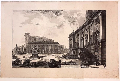 Piranesi, Giovanni Battista, Veduti di Roma, Piazza del Campidoglio - Bild 1 von 4