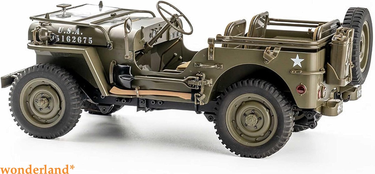 WOWRC RocHobby 1/12 1941 MB Scaler RC Jeep 4x4 Hobby Grade RTR RC